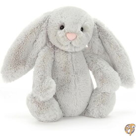 【26時間!最大2000円クーポン】Jellycat（ジェリーキャット） バシュフル バニー M ぬいぐるみ ウサギ 座高20cm シルバー