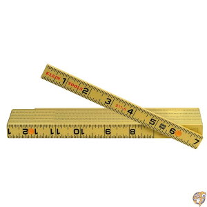 �y�ő�2000�~�N�[�|��15���zKlein Tools 911-6 Folding Ruler 6-Foot, Durable Fiberglass, Outside Reading