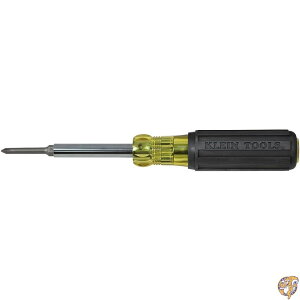 Klein Tools 32559 Extended-Reach Multi Bit Screwdriver/Nut Driver with Cushion Grip by