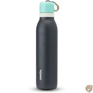 �y�ő�2000�~�N�[�|��15���zOwala FreeSip Twist �ۗ�E�ۉ��X�e�����X�{�g�� �X�g���[�t���i�X�|�[�c�E���s�p�j BPA�t���[ 24�I���X�i��710ml�j�u���[/�O���[�iFoggy Tide�j
