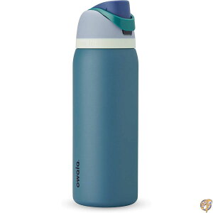 �y�ő�2000�~�N�[�|��15���zOwala FreeSip Insulated Stainless Steel Water Bottle with Straw for Sports and Travel, BPA-Free, 40-oz, Blue/Teal (Denim)