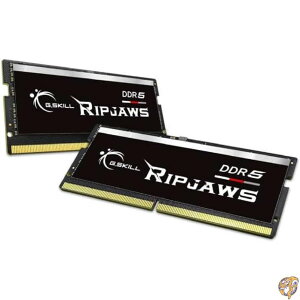 G.SKILL Ripjaws DDR5 SO-DIMM �V���[�Y RAM 32GB (2x16GB) 5600MT/s CL40-40-40-89 1.10V �A���o�b�t�@�[�h �m��ECC�m�[�g�u�b�N/�m�[�g�p�\�R�������� (F5-5600S4040A16GX2-RS)