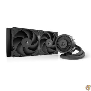 ARCTIC Liquid Freezer III Pro 280 - AIO CPU�N�[���[ 2 x 140mm ���� 38mm ���W�G�[�^�[ PWM �|���v VRM �t�@�� AMD AM5/AM4 Intel LGA1851/1700 �R���^�N�g�t���[�� �u���b�N