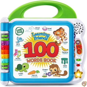 ���[�v�t���b�O(LeapFrog) LeapFrog Learning Friends 100 Words Book (Frustration Free Packaging), Green �O���[�� 9.4 wide x height 1.9 depth