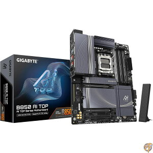GIGABYTE B850 AI TOP AMD AM5 LGA 1718 �}�U�[�{�[�h�AATX�ADDR5�A3X M.2�APCIe 5.0�AUSB-C�AWIFI7�A10GbE LAN�AEZ���b�`�B