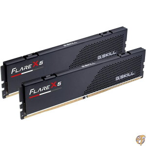 G.SKILL Flare X5�V���[�Y DDR5 RAM (AMD EXPO) 64GB (2x32GB) 6000MT/s CL28-36-36-96 1.40V �f�X�N�g�b�v�R���s���[�^������ U-DIMM - �}�b�g�u���b�N (F5-6000J2836G32GX2-FX5)
