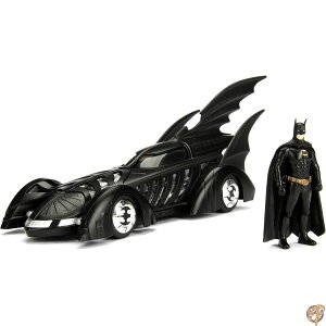 �y�ő�2000�~�N�[�|��!4���`�zBatmobile 1995 (Batman Forever) Jada Diecast Model with Figure 1:24 98036