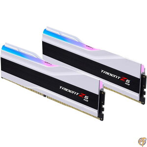 G.SKILL Trident Z5 RGB�V���[�Y DDR5 RAM (Intel XMP 3.0) 48GB (2x24GB) 8000MT/s CL40-48-48-128 1.35V �f�X�N�g�b�v�R���s���[�^������ U-DIMM - �}�b�g�z���C�g (F5-8000J4048F24GX2-TZ5RW)