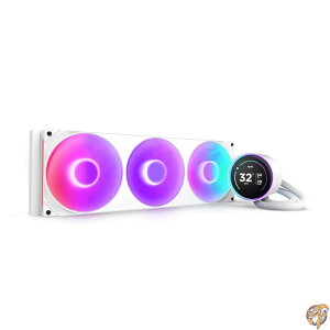 �y�ő�1000�~�N�[�|���zNZXT Kraken Elite 420 RGB V2 White �ȈՐ���CPU�N�[���[ �z���C�g RL-KR42E-W2 FN2514