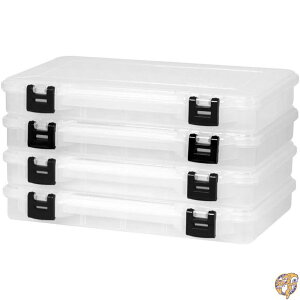 Plano ProLatch 3700 StowAway 4�p�b�N �N���A&�u���b�N ���b�L���O�V�X�e�� �����f�U�C�� ���g��f�������� 3700�V���[�Y�̃^�b�N���o�b�O�Ƀt�B�b�g