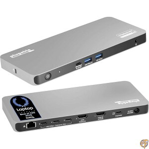 �v���O�\��USB C�h�b�L���O�X�e�[�V����5���j�^�[�A140W DisplayLink�h�b�N�́AMacBook Windows Thunderbolt 4�m�[�g�p�\�R���p�ɍő�5��4K�f�B�X�v���C��ڑ��AHDMI2�AUSBC 2.5Gbps�C�[�T�l�b�g3�A�h