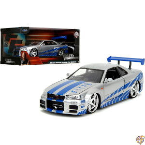 �y�X�[�p�[�Z�[��!�N�[�|���z�M���zJada toys 1:24 F&F Brian's Nissan Skyline G TR R34 C.SV