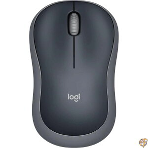 Logitech M185 �}�E�X ���w�� ���C�����X 2.4 GHz USB���C�����X���V�[�o�[ �X�E�B�t�g�O���[