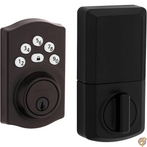 Kwikset Powerbolt 240 5�{�^���L�[�p�b�h �x�l�`�A���u�����Y �]���̓d�q�f�b�h�{���g�h�A���b�N�A�֗��ȃL�[���X�G���g���[�A�J�X�^�}�C�Y�\�ȃ��[�U�[�R�[�h�A�������b�N�@�\�t���B