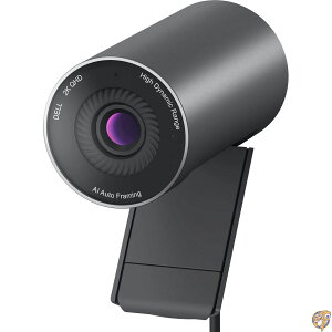 Dell Pro �E�F�u�J���� WB5023 - 2K QHD�A1440p�ASony Starvis�Z���T�[�A�ő�4�{HD�f�W�^���Y�[���Af2.0�i��l�A���C�v���C�o�V�[�V���b�^�[�AMicrosoft�`�[���A�Y�[���F�� �u���b�N