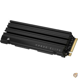 CORSAIR MP600 ELITE 2TB PCIe Gen4 x4 NVMe M.2 SSD �����x 3D TLC NAND 2280 �A���~�j�E�����q�[�g�V���N CSSD-F2000GBMP600EHS