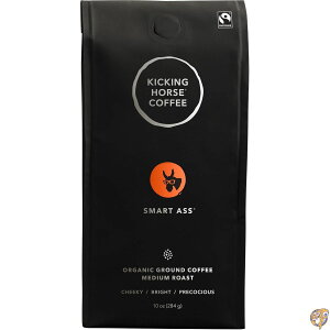�y25���ő�4000�~�N�[�|���z(Smart Ass Medium Roast, 300ml) Kicking Horse Coffee, Smart Ass, Ground, 300ml