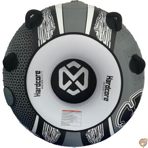 Hardcore Watersports Towable Chaos Tube 54�C���` (��137cm) 1�l���p�g�[�C���O�`���[�u 4�̈��S�n���h���t�����ϋv�i�C�����J�o�[ �΁E�C�p�N�C�b�N�R�l�N�g�t�b�N