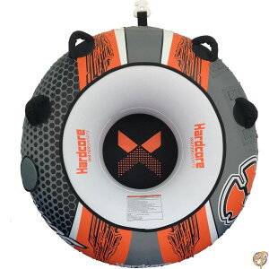 Hardcore Watersports Towable Chaos Tube 54�C���` (��137cm) 1�l���p �����^�`���[�u ���ϋv�i�C�����J�o�[�̗p 4�̈��S�n���h�����N�C�b�N�R�l�N�g�����t�b�N�t�� �΁E�C�p