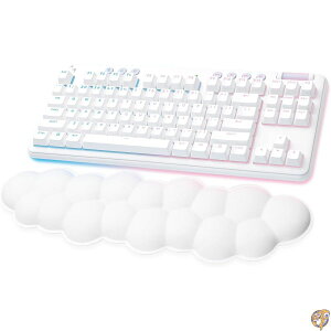 Logicool G G715 ���C�����X �Q�[�~���O�L�[�{�[�h LIGHTSYNC RGB LIGHTSPEED ���j�A�X�C�b�` (GX Red) �p�[�����X�g�t�� PC/Mac�Ή� �z���C�g�~�X�g