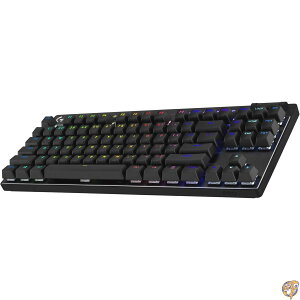 �y�ő�2000�~�N�[�|��!4���`�zLogitech G PRO X TKL LIGHTSPEED ���C�����X �Q�[�~���O�L�[�{�[�h �e���L�[���X�f�U�C�� LIGHTSYNC RGB PBT�L�[�L���b�v ���j�A�X�C�b�` (GX Red) �u���b�N