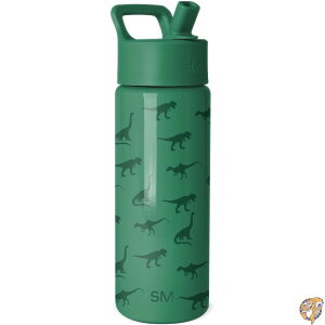 Simple Modern �L�b�Y�p Summit �E�H�[�^�[�{�g�� �X�g���[�t���L���b�v 18�I���X (��530ml) �X�e�����X�� �f�M�^���u���[ �c���E�q���E�ʊw�p �f�B�m���[���h