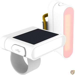 �y�N�[�|���z�M���zMPOWERD Luci �\�[���[�o�C�N���C�g�Z�b�g �w�b�h���C�g�F100���[���� (�z���C�gLED) �e�[�����C�g�F40���[���� (RGB LED) �\�[���[�܂���USB�[�d�� �h���d�l �ő�15���ԓ_��