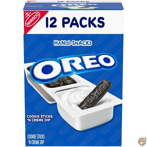 �y�ő�2000�~�N�[�|��!4���`�zHandi Snacks OREO Cookie Sticks 'N Creme Dip Snack Packs, 12 Packs