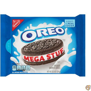 �y�ő�2000�~�N�[�|��!4���`�zOreo Mega Stuf Chocolate Sandwich Cookies, 13.2 Ounce (��374g)