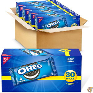 �y�ő�2000�~�N�[�|��!4���`�zOREO Chocolate Sandwich Cookies, 120 Snack Packs (4 Cookies Per Pack, 4 Boxes)