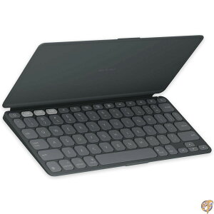 Logitech Keys To Go 2 �|�[�^�u�����C�����X�L�[�{�[�h (�J�o�[��̌^) iPad/iPhone/Mac/Apple TV�Ή� �����^�E�y��Bluetooth�L�[�{�[�h �f�o�C�X�Ԑ؂�ւ����ȒP �O���t�@�C�g