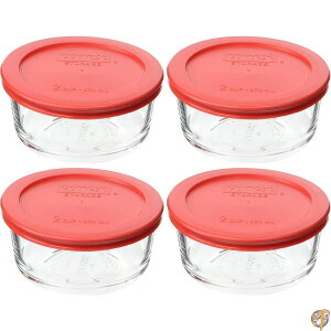 �y5���ő�2000�~�N�[�|���zPyrex 7200 2�J�b�v �K���X�{�E�� & PC ���b�h �t�[�h�X�g���[�W�����p�W (4�Z�b�g) �A�����J��