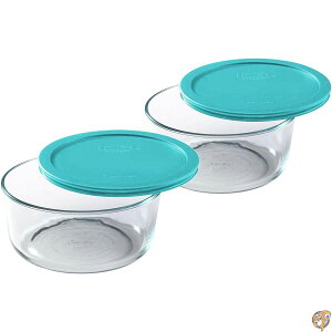 �y5���ő�2000�~�N�[�|���zPyrex 7203 7 Cup Glass Bowl and 7402 PC 6/7 Turquoise Lid (2 Pack) Made in USA