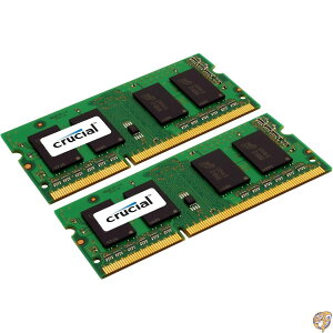 �y�ő�1000�~�N�[�|���zCrucial [Micron����] �m�[�gPC�p���݃����� 8GB Kit (4GBx2) DDR3-1333 (PC3-10600) CL9 SODIMM 204pin CT2KIT51264BF1339
