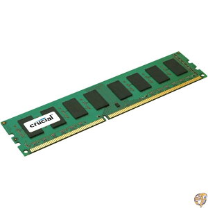 �y�ő�1000�~�N�[�|���zCrucial [Micron��Crucial�u�����h] DDR3 1600 MT/s (PC3-12800) 2GB CL11 Unbuffered UDIMM 240pin CT25664BA160B