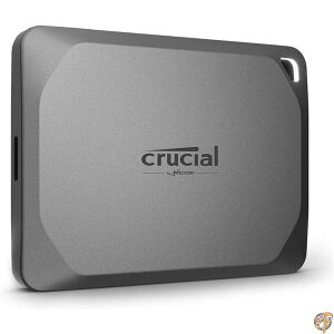 Crucial(�N���[�V����) X9 Pro �O�t�� SSD 2TB USB3.2/Type-C iPhone15�V���[�Y����m�F�� �ő�Ǎ����x1050MB/�b Mylio���f�� CT2000X9PROSSD902