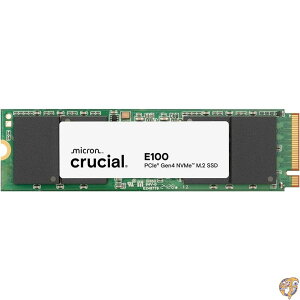Crucial E100 480GB PCIe 4.0 Gen4 2280 NVMe M.2 ����SSD CT480E100SSD8�B