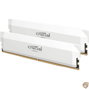 Crucial(�N���[�V����) PRO (�}�C�N������) �f�X�N�g�b�v�p������ 32GB×2�� DDR5-6400 �I�[�o�[�N���b�N �z���C�g CP2K32G64C40U5W
