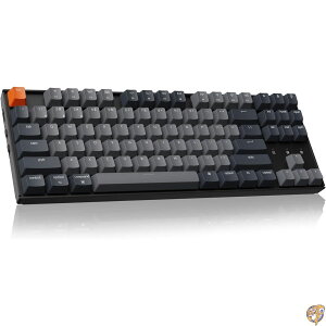 Keychron K8 �e���L�[���X ���C�����X ���J�j�J���L�[�{�[�h (Mac�Ή��E�z���C�g�o�b�N���C�g�EBluetooth�E�}���`�^�X�N�Ή�) Type C �L���ڑ� �Q�[�~���O�L�[�{�[�h Windows�Ή� Gateron G Pro �Ԏ����ڃ�