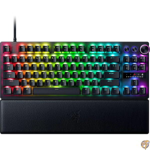 Razer Huntsman V3 Pro TKL esports �Q�[�~���O�L�[�{�[�h:�A�i���O�I�v�e�B�J���X�C�b�` - Razer�X�i�b�v�^�b�v ���s�b�h�g���K�[ ���߉\�ȍ쓮 ���f�B�A�L�[&�_�C���� �_�u���V���b�g PBT �L�[�L��
