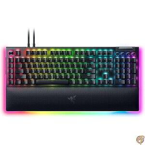 Razer BlackWidow V4 Pro ���J�j�J���Q�[�~���O�L�[�{�[�h �O���[���X�C�b�` �_�u���V���b�g�L�[�L���b�v �R�}���h�_�C���� Chroma RGB ���C���X�g���X�g