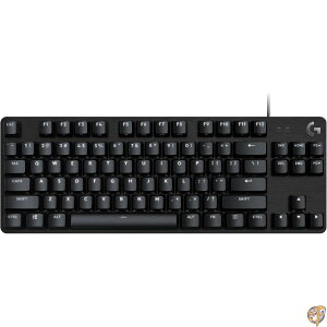 Logitech G413 TKL SE ���J�j�J���Q�[�~���O�L�[�{�[�h �^�N�^�C�����J�j�J���X�C�b�`���� �R���p�N�g�E�o�b�N���C�g�L�[�{�[�h �A���`�S�[�X�g�@�\ Windows/macOS�Ή� �u���b�N�A���~�j�E��