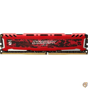 Crucial [Micron��] DDR4 �f�X�N�p�������[ 16GB BallistixSport LT (2400MT/s / PC4-19200 CL16 288pin DR x8 Unbuffered DIMM BLS16G4D240FSE