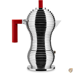 �y���K�A���i�z ALESSI �A���b�V�B Pulcina �G�X�v���b�\�R�[�q�[���[�J�[�yIH�q�[�^�[�Ή��z 6�J�b�v�p/���b�h MDL02/6RFM