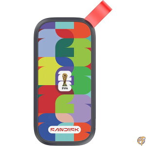SANDISK 1TB FIFA���[���h�J�b�v 2026�N�� �|�[�^�u��SSD - �ő�800MB/�b �m�[�g�p�\�R�� Android �^�u���b�g�ƌg�ѓd�b�ɑΉ� �u���b�N SDSSDE30F-1T00-G25
