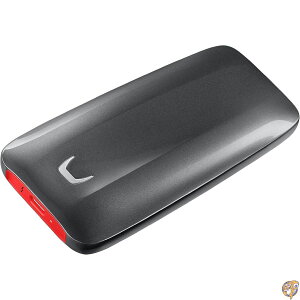 Samsung X5 �|�[�^�u��SSD 2TB - Thunderbolt 3 �O�t��SSD NVMe�C���^�[�t�F�[�X�Ή� (MU-PB2T0B/AM) �O���[/���b�h