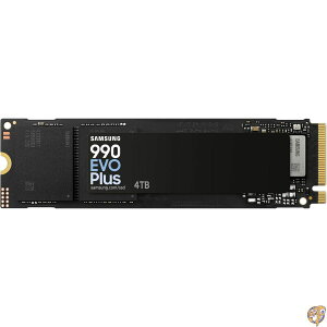 Samsung (�T���X��) ����SSD 990 EVO Plus NVMe 2.0 PCIe 4.0 x 4/5.0x2�A4TB�A�ǂݎ�葬�x�ő�7,250MB/�b�A�Q�[����I�t�B�X�ɍœK MZ-V9S4T0BW