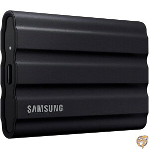 SAMSUNG T7 Shield 4TB, �|�[�^�u��SSD, �ő�1050MB/s, USB 3.2 Gen2, ���ϋv���f��, IP65�h���E�h�o, �t�H�g�O���t�@�[�E�N���G�C�^�[�E�Q�[�}�[����, �O�t��SSD (MU-PE4T0S/AM), �u���b�N