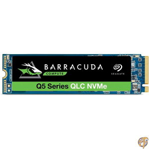 �y25���ő�4000�~�N�[�|���zSeagate Barracuda Q5 1TB ����SSD - M.2 NVMe PCIe Gen3 ×4�A�f�X�N�g�b�v/�m�[�gPC�p 3D QLC�A1�N�Ԃ̃f�[�^�����T�[�r�X�iRescue�j�t�� (ZP1000CV3A001)