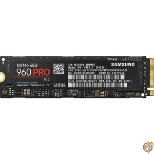 �y�N�[�|���z�M���zSamsung �T���\�� SSD 512GB 960 PRO �x�[�V�b�N�L�b�g M.2 Type2280 NVMe1.2 V-NAND���� MZ-V6P512 (512GB)